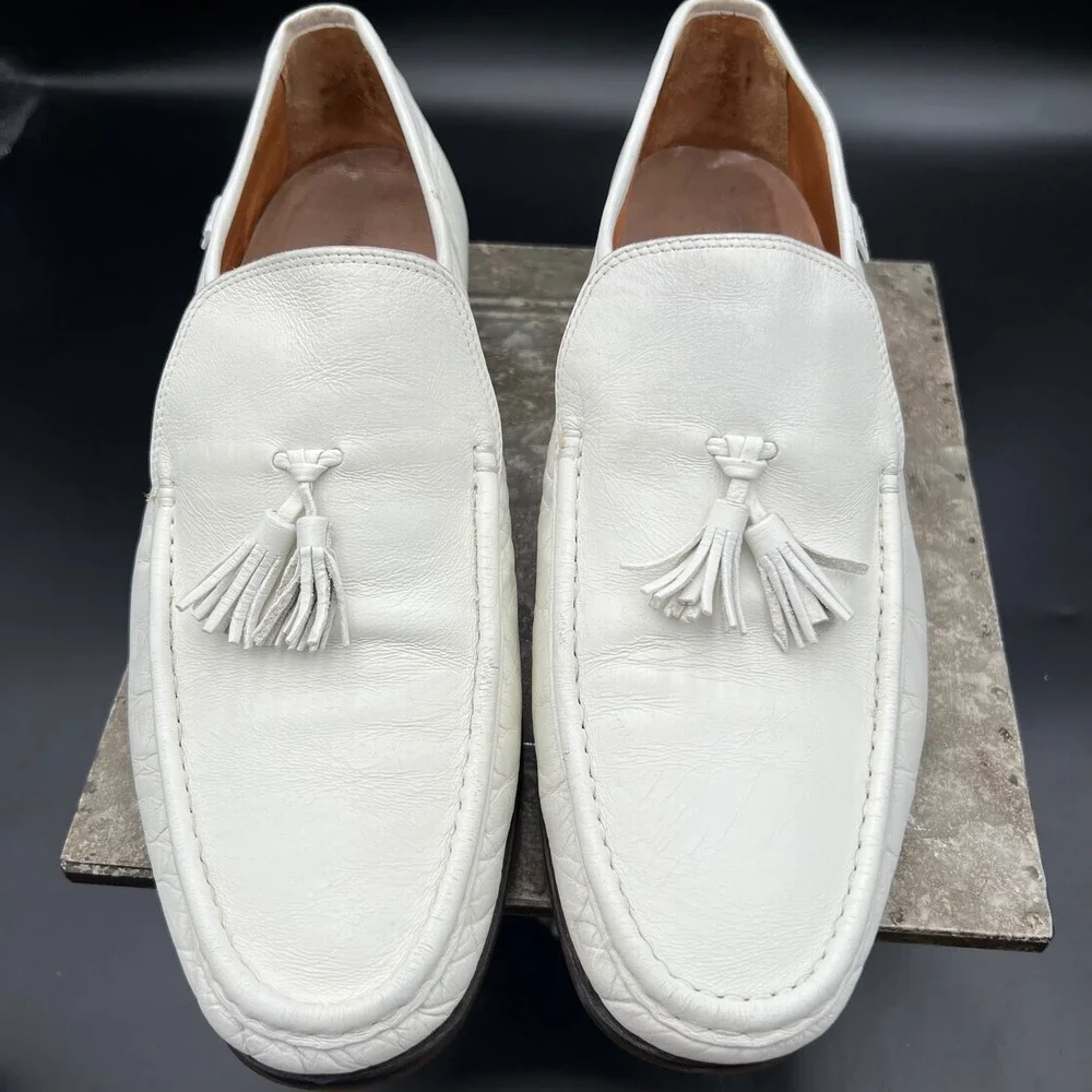 Bally of Switzerland Loafers Mens Size 10.5 M Vintage Moc Toe Shoes